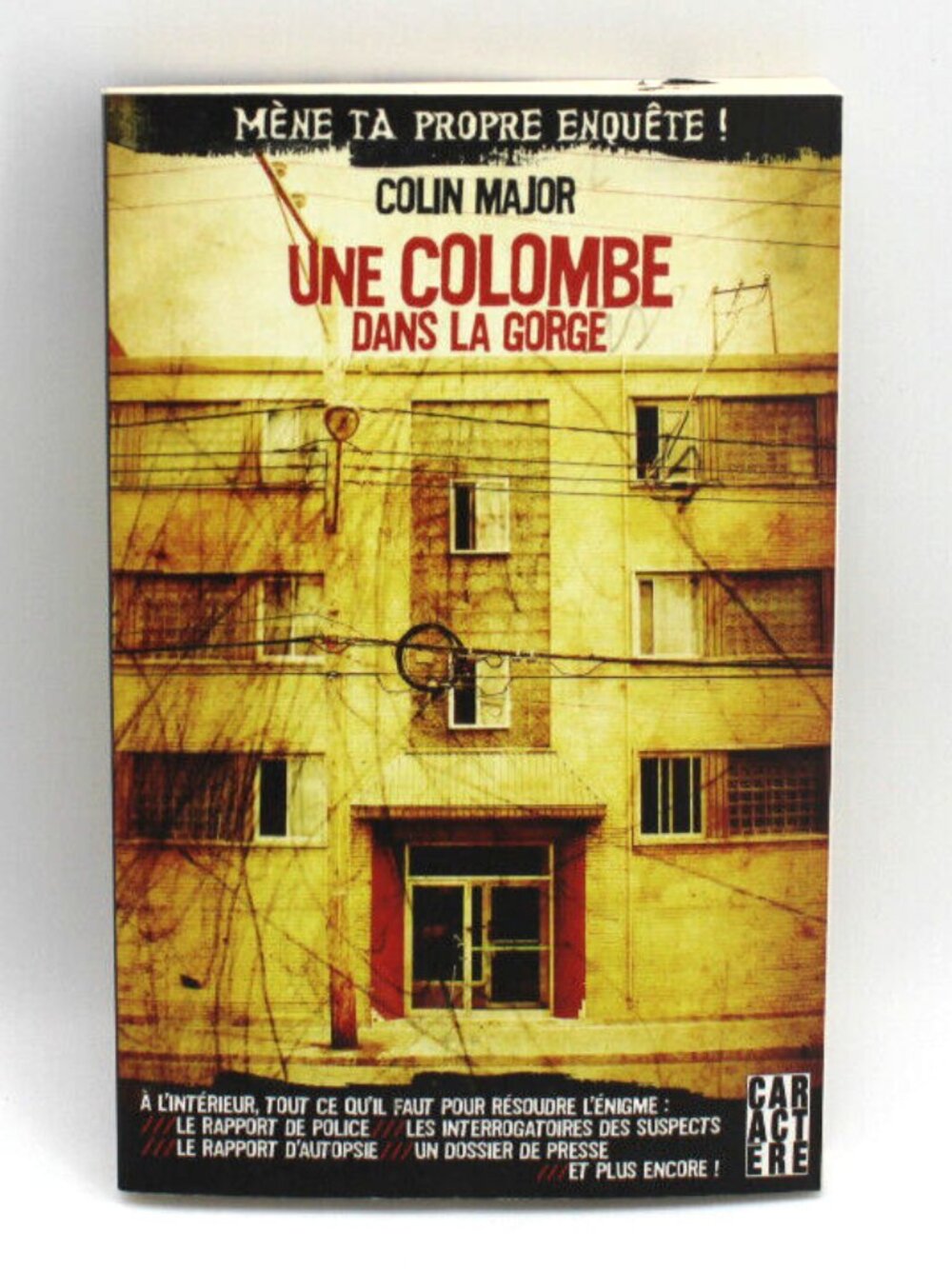 Livre Colin Major - Une Colombe Dans La Gorge French Mène Ta Propre Enquete